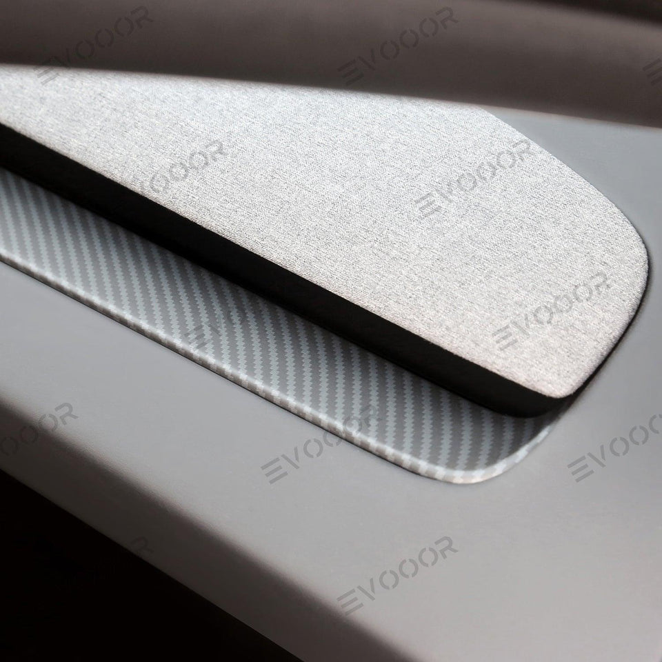 2024 Model 3 Highland Dashboard Cover Segmented Long Decorative Strip (Carbon Fiber Pattern ABS) for Tesla