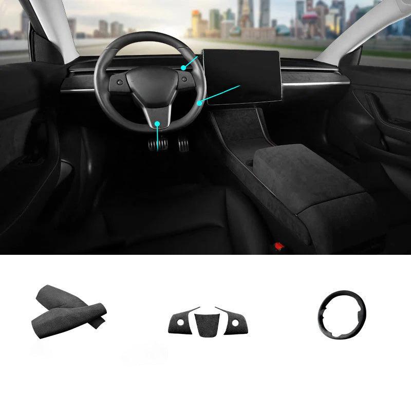 Model 3/Y Alcantara Accessories for Tesla