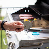 Grill Scraper for Outdoor Grill - BBQ Grill Accessories. Bristle-Free Camping Accessories. Perfect BBQ Gifts for Men Who like Grilling. Stocking Stuffers for Adults. Dads Who Have Everything
