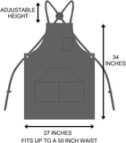 - Professional Grade Chef Apron for Kitchen. BBQ & Grill