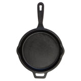 14in Cast Iron Deep Skillet with Lid