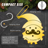 Xmas Gifts for Men Dad Boyfriend Husband Grill Brush and Scraper Bristle Free.Mens Stocking Stuffers.Bbq Accessories Grill Brush for Outdoor Grill.Kitchen Gadgets Cleaner(Gold)