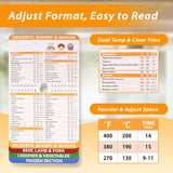 270+ Foods Air Fryer Cheat Sheet Magnets Cooking Guide Booklet. Air Fryer Cooking Guide Magnetic. Air Fryer Accessories for Fryer