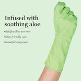 Medline Aloe-Infused Cleaning Gloves. Reusable Latex Gloves for Household Cleaning. Flocklined Cleaning Gloves