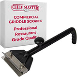 Commercial Griddle Scraper. Flat Iron Grill Griddle Scraper. Professional Restaurant Grade Quality. Blackstone Grill Griddle Scraper. Long Handle for Added Protection. Model 90254