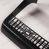 2024 Model 3 Highland Plaid Rear Air Vent Screen Protector Frame (Carbon Fiber Pattern ABS) For Tesla