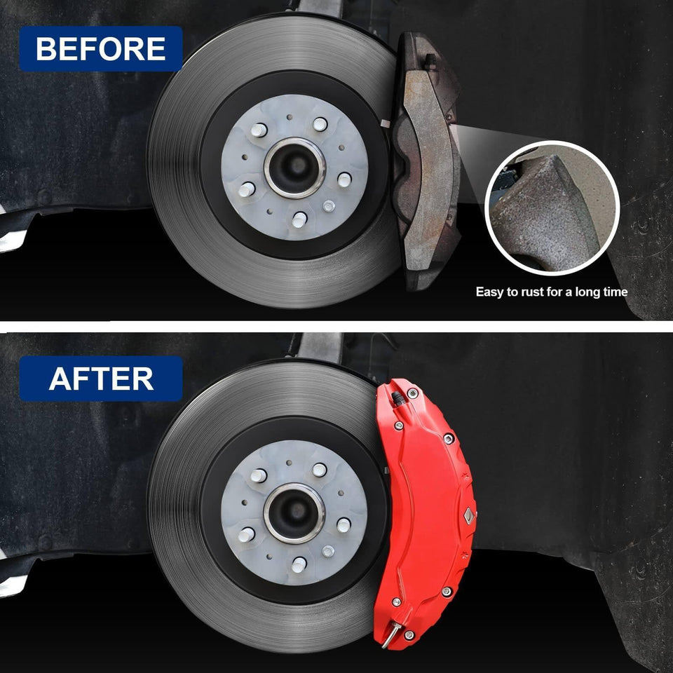 Model 3/Y Red Tesla Brake Caliper Covers (4Pcs) for Tesla 2017-2023