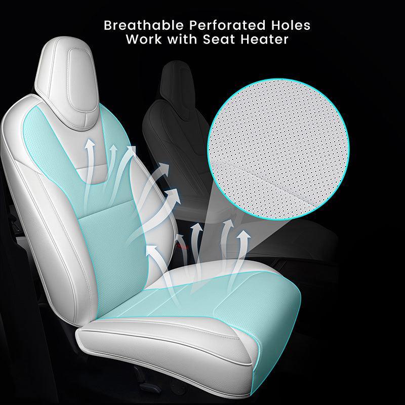Premium Tesla Model X Seat Cover Set - Complete Protection for 2015-2021 Models