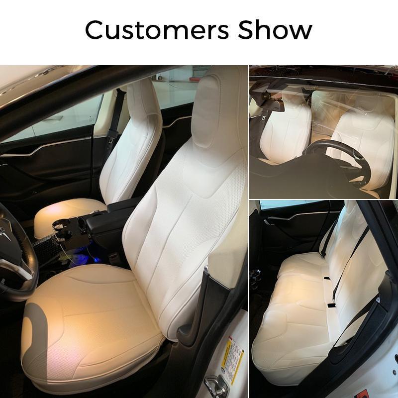 Luxury 5-Seat Tesla Model S Car Seat Protectors with Premium All-Inclusive Design