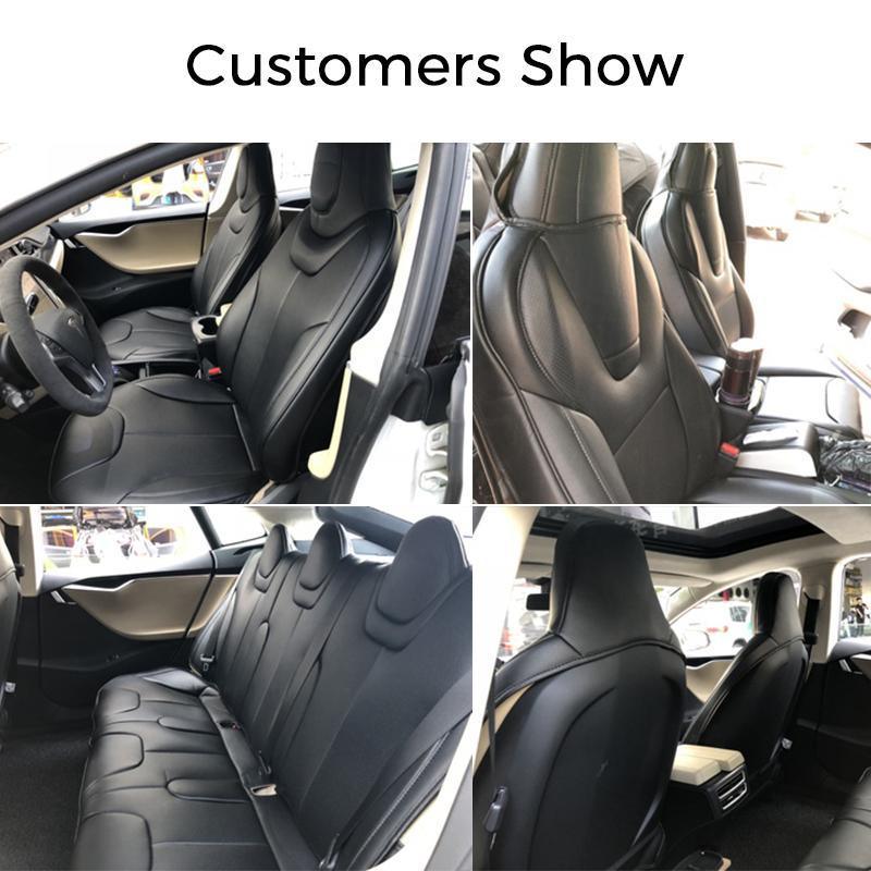 Luxury 5-Seat Tesla Model S Car Seat Protectors with Premium All-Inclusive Design