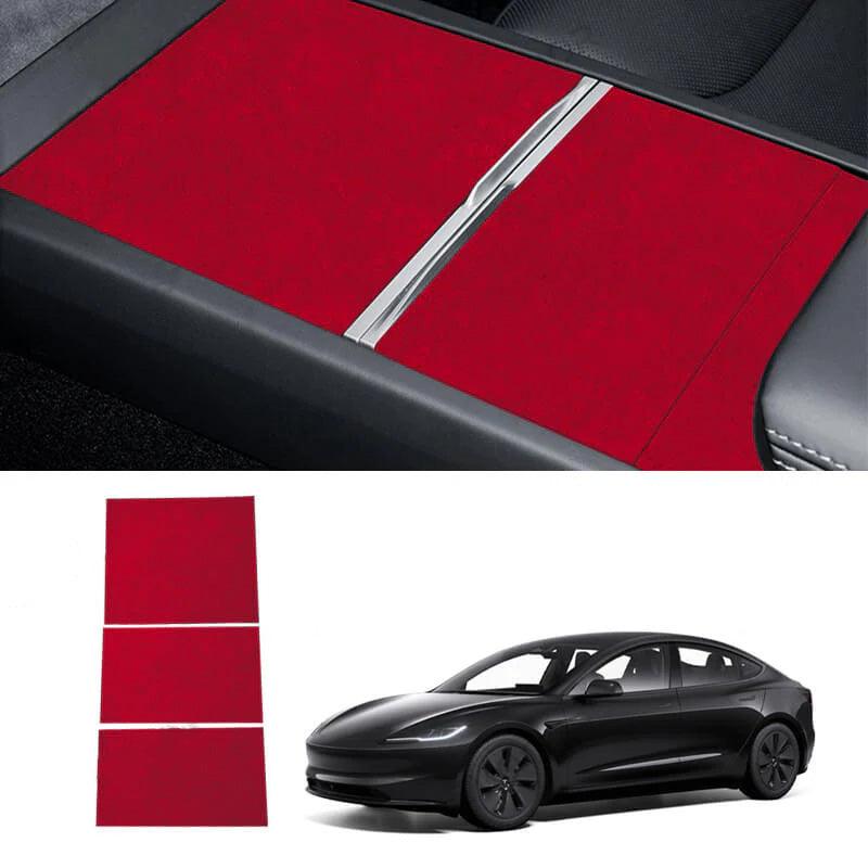 2024 Model 3 Highland Alcantara Center Console Cover For Tesla