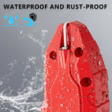 Set of 4 Red Brake Caliper Covers for Tesla Model Y - Enhanced Style for 2025+ Models