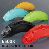 Set of 4 Red Brake Caliper Covers for Tesla Model Y - Enhanced Style for 2025+ Models