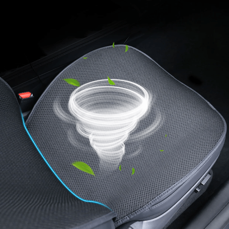 Cooling Air Flow Seat Cushion for Tesla Model 3/Y with Breathable Ice Silk Technology