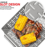 (Set of 3) Heavy Duty Vegetable Grill Baskets for Outdoor Grill. Stainless Steel Veggie Grilling Basket for All Grills. BBQ Gifts for Men. 1 Large & 2 Small