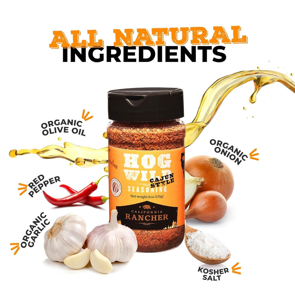 - Monterey Seafood Seasoning and Hog Wild Cajun Seasoning. Gluten-Free Bbq Rubs and Spices for Smoking