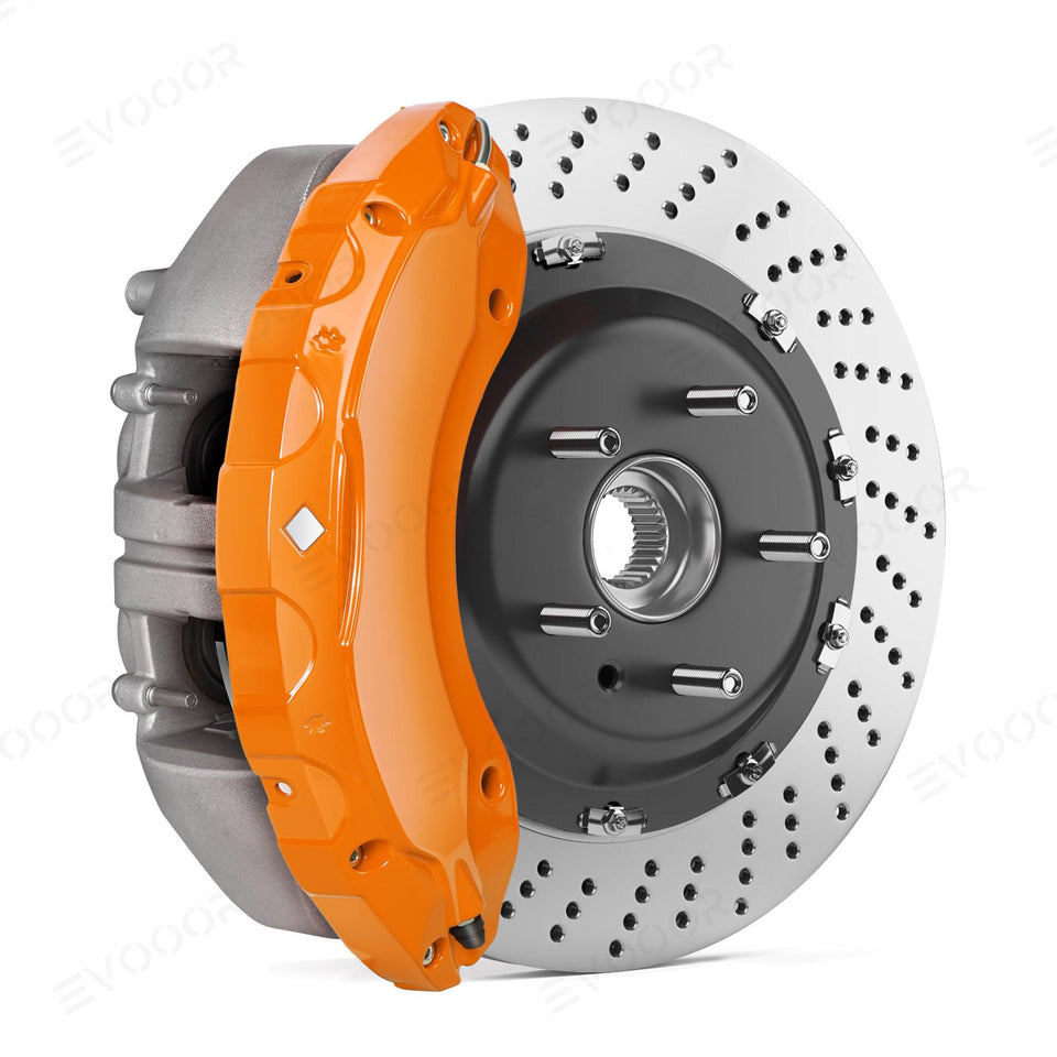 Model S/X Orange Brake Caliper Covers for Tesla 2021-2023  (4Pcs)