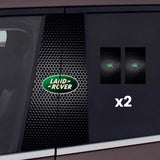 2x Car window stickers with logo