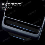 2024 Model 3 Highland Alcantara Rear Air Vent Cover Sticker 2 PCS For Tesla