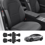 Napa Leather Seat Cushion Set – All-Season Ventilated Comfort for Tesla Model Y Juniper 2025+ (7-Piece Set)