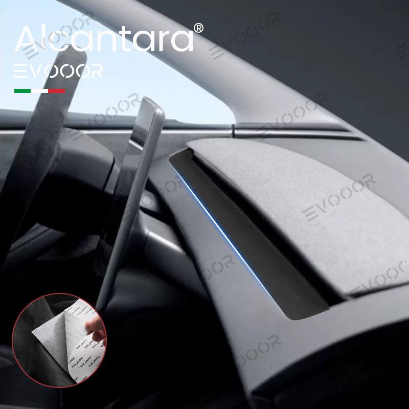 2024 Model 3 Highland Alcantara Dashboard Air Outlet Cover Sticker For Tesla