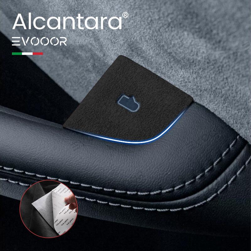 2024 Model 3 Highland Alcantara Door Button Switch Cover 4 PCS For Tesla