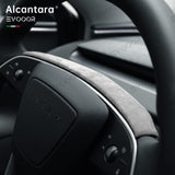 2024 Model 3 Highland Alcantara Steering Wheel Strip Cover For Tesla