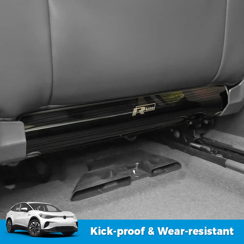 Stainless Steel Seatback Anti-Kick Lower Cover For VW ID.4 2024-2025(2PCS)