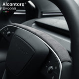 2024 Model 3 Highland Alcantara Steering Wheel Strip Cover For Tesla