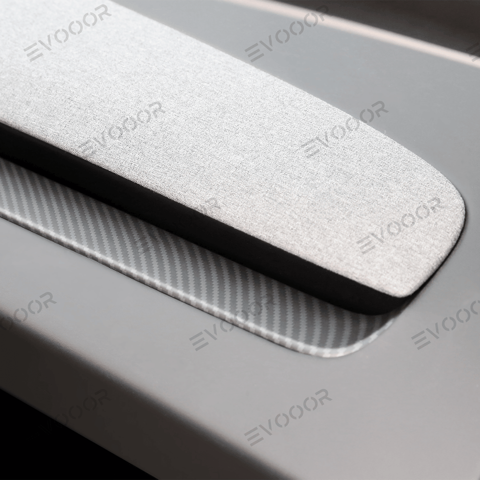 2024 Model 3 Highland Dashboard Cover Segmented Long Decorative Strip (Carbon Fiber Pattern ABS) for Tesla