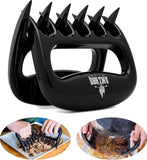 - Meat Claws Bbq Grill Accessories Set - 2 Silicone Gloves. Claws for Pulled Pork. BBQ Thermometer - Perfect Smoker Accessories Grilling Tools Gift Set for (Orange Glove-Thermometer-Claw)