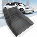 2024 Model 3 Highland Floor Mats All Weather Double Layer Flocking Tpe For Tesla