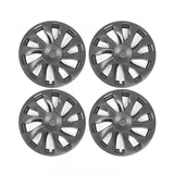 18 Performance Style Wheel Hub Caps Set of 4 for Tesla Model 3 - Induction Design