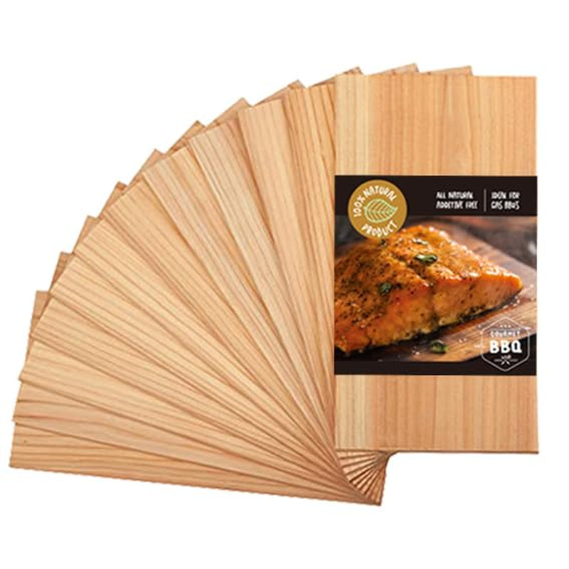 12 PK. Cedar Planks for Grilling Salmon.11X 5.5 Better Smoking. Add Best Smoky Flavor to Salmon. Veggies. Restaurant Quantity