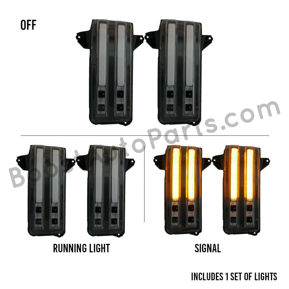 2019+ GM Silverado and Sierra Tow Mirror Marker Lights