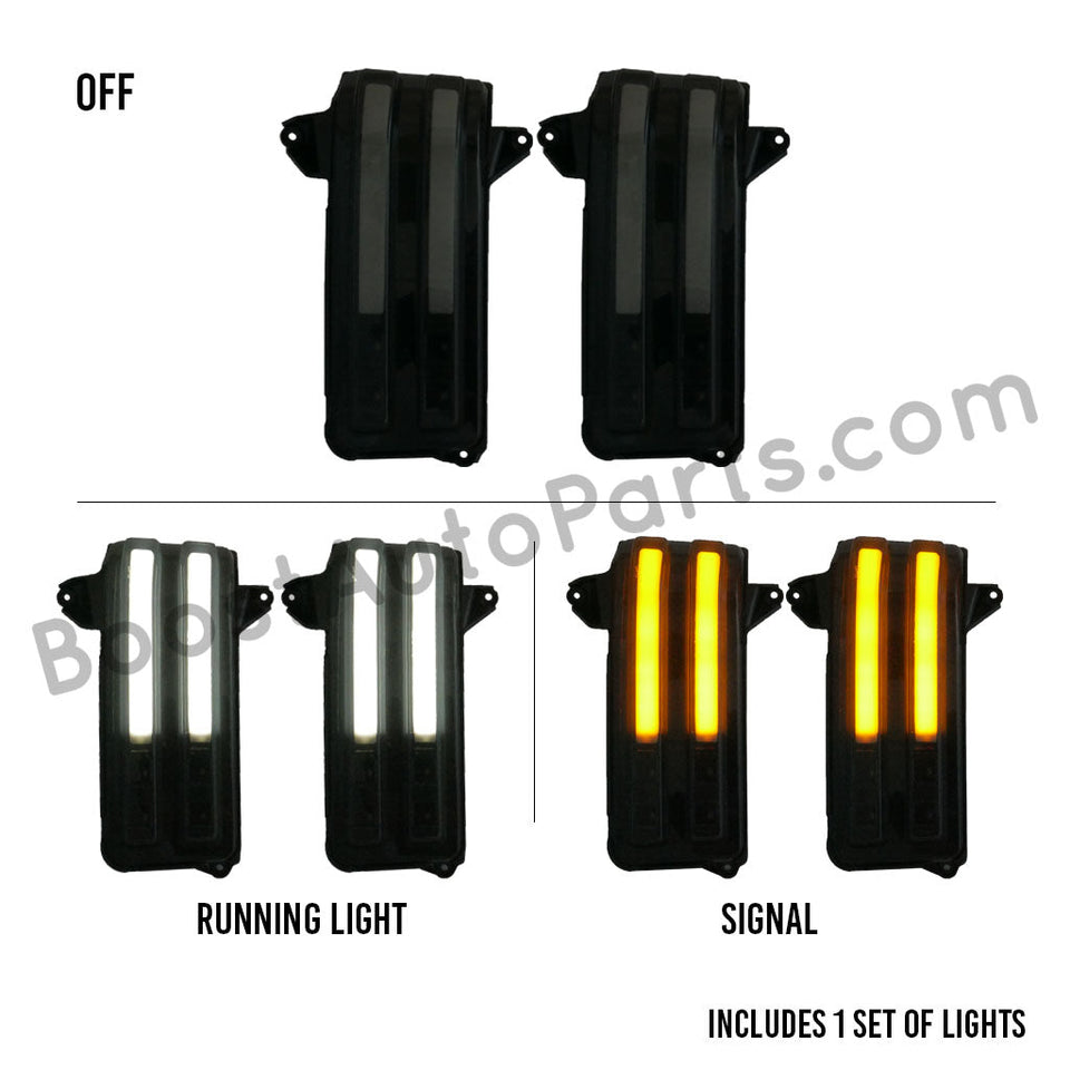 2019+ GM Silverado and Sierra Tow Mirror Marker Lights