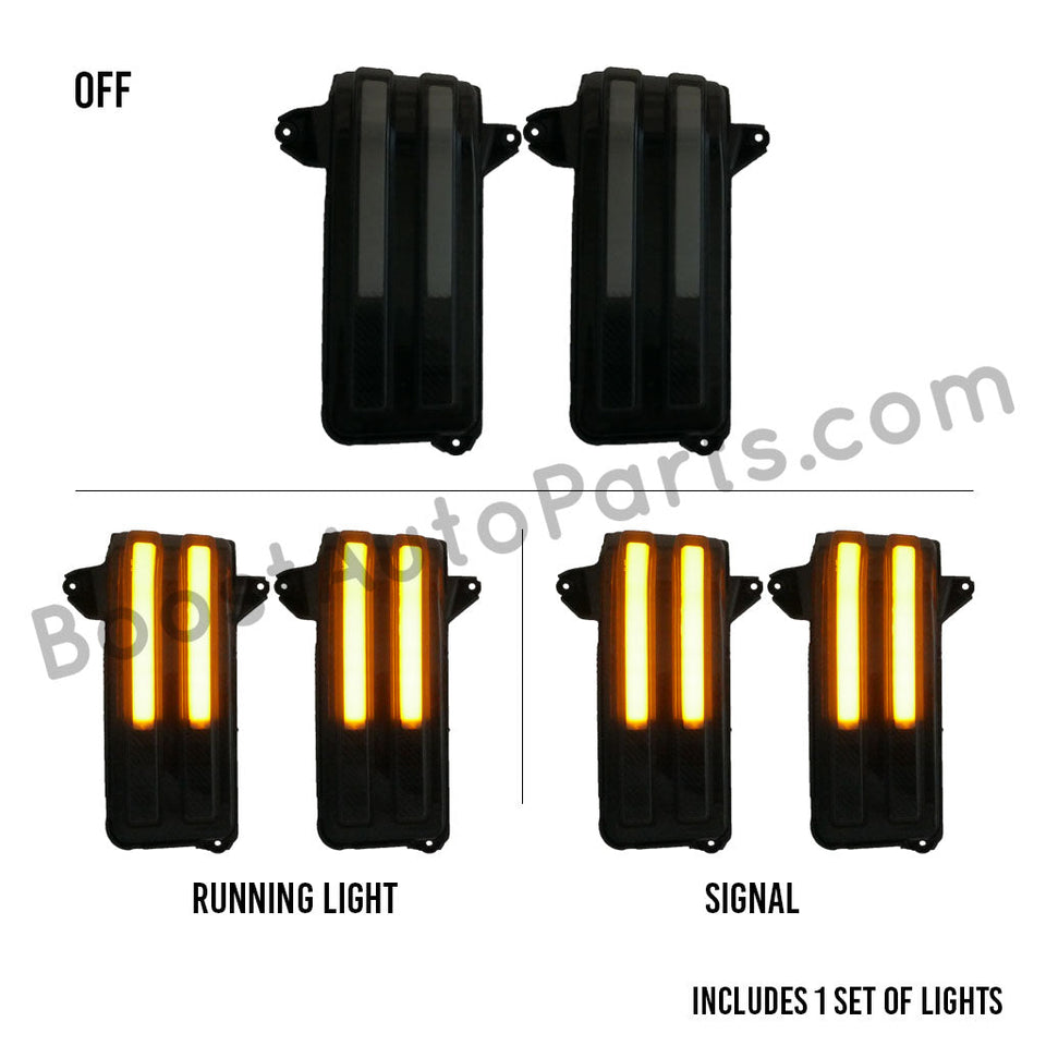 2019+ GM Silverado and Sierra Tow Mirror Marker Lights