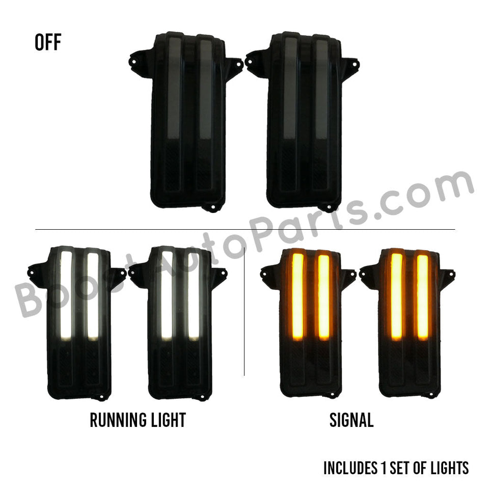 2019+ GM Silverado and Sierra Tow Mirror Marker Lights