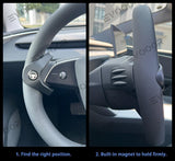 2024+ Tesla Model 3 Highland/ 2026 Model Y Juniper Magnetic Autopilot Nag Reduction Device- AP PAPA Magnetic Autopilot Buddy. Steering Wheel Counter Weight