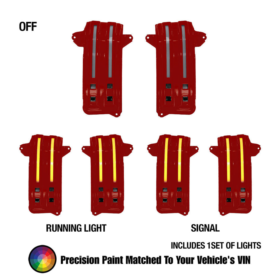 2019+ GM Silverado and Sierra Tow Mirror Marker Lights