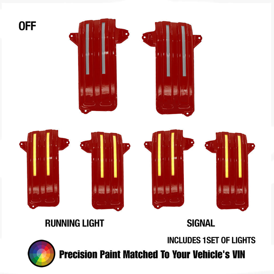 2019+ GM Silverado and Sierra Tow Mirror Marker Lights