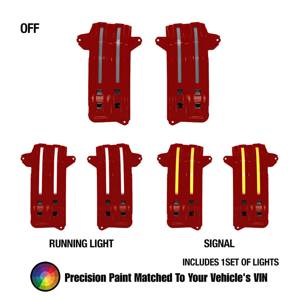 2019+ GM Silverado and Sierra Tow Mirror Marker Lights