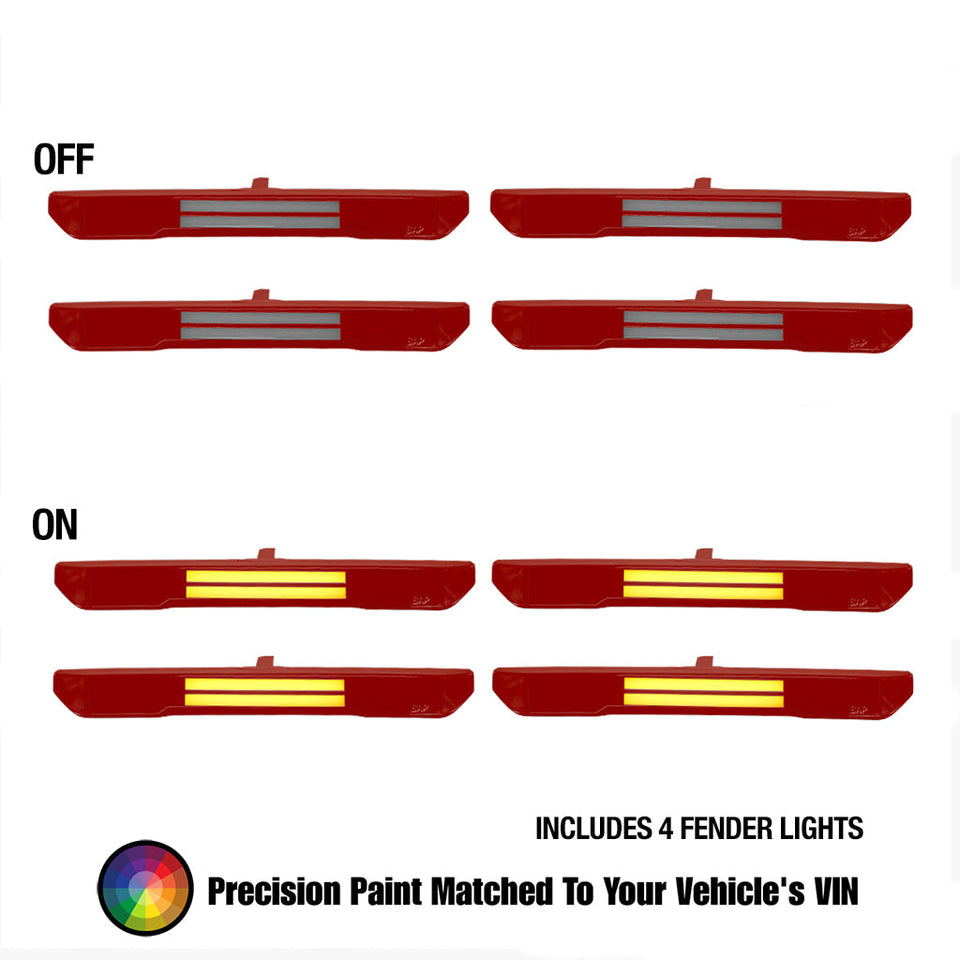 2023-2025 GMC Canyon Fender Lights - Smoked / Frosted