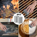 18Pcs Griddle Cleaning Kit for Blackstone. Heavy Duty Flat Top Grill Cleaning Kit. Include Handle. Cleaning Bricks. Scrubber Brush. Scouring Pads. Griddle Grill Scraper. Blackstone Cleaner for Griddle