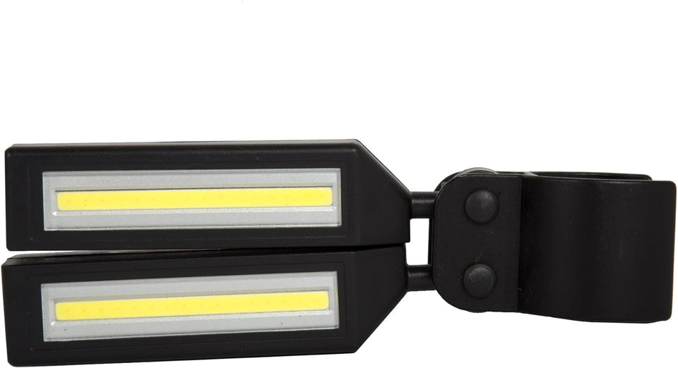 360-Degree Rotating LED Outdoor BBQ Grill Light. 5 X 7 Inches. Black