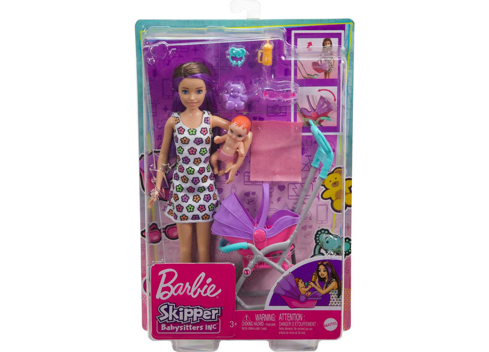 Barbie Skipper Babysitters Inc. - Babysitting Fun Playset