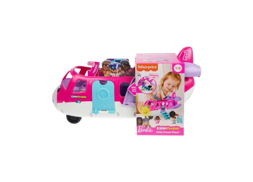 Fisher-Price Little People Barbie Little Dream Plane - Interactive Toy Airplane