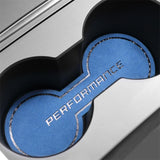 2023 Model 3/Y Alcantara Car Coaster Water Cup Holder Anti-Slip Pad Coaster Double Holder For Tesla (2021-2023)