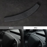 2024 Model 3 Highland Alcantara Steering Wheel Strip Cover For Tesla