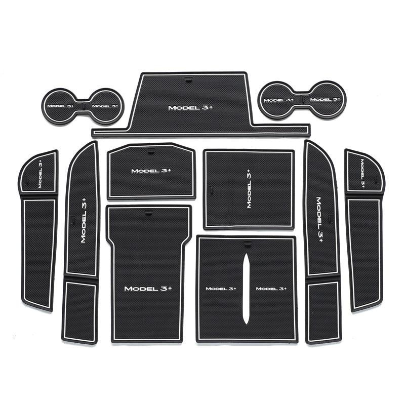2024 Model 3 Highland  Door Slot Mat Water Bowl Slot Mat Dustproof Mat For Tesla